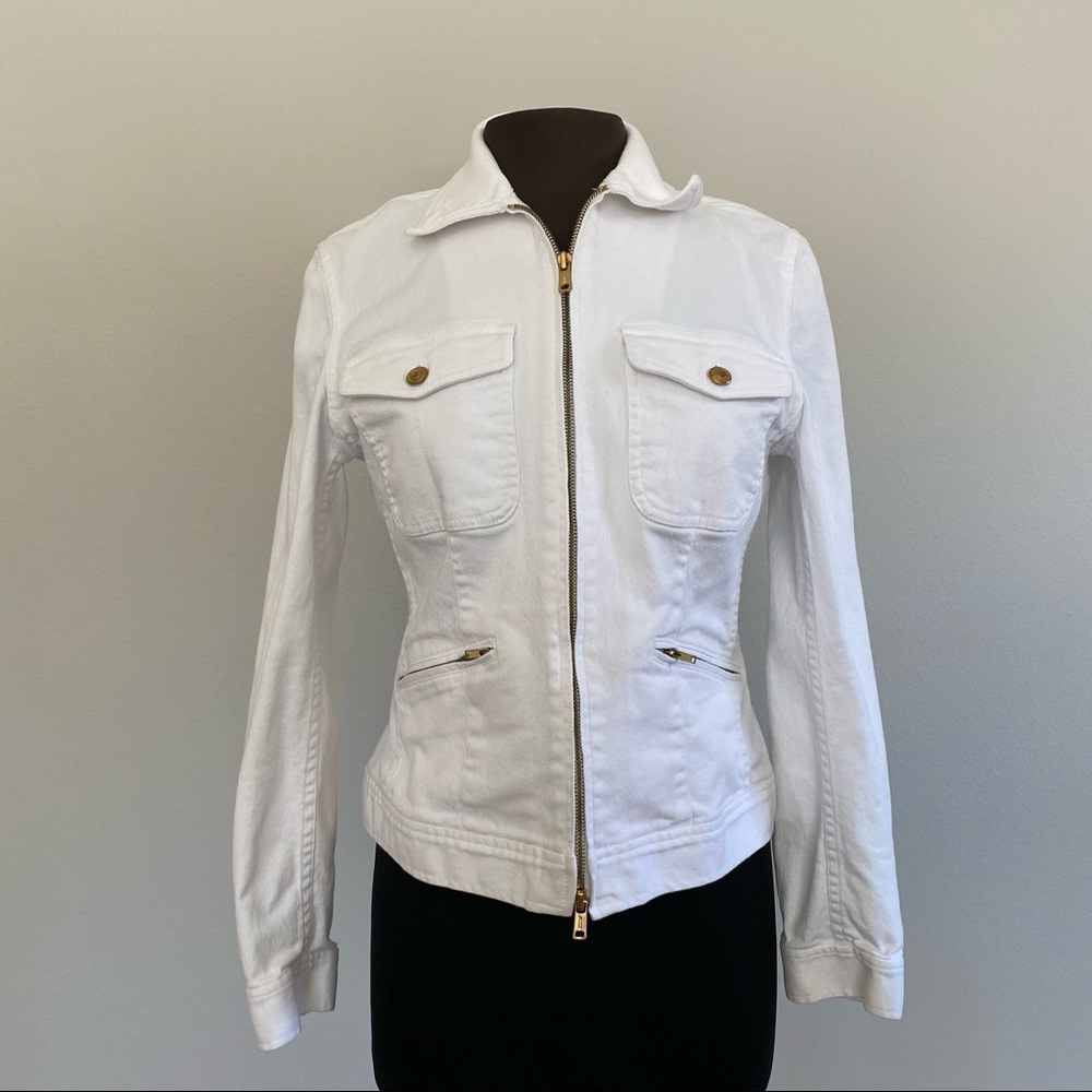 Lauren Ralph Lauren White Denim Jacket